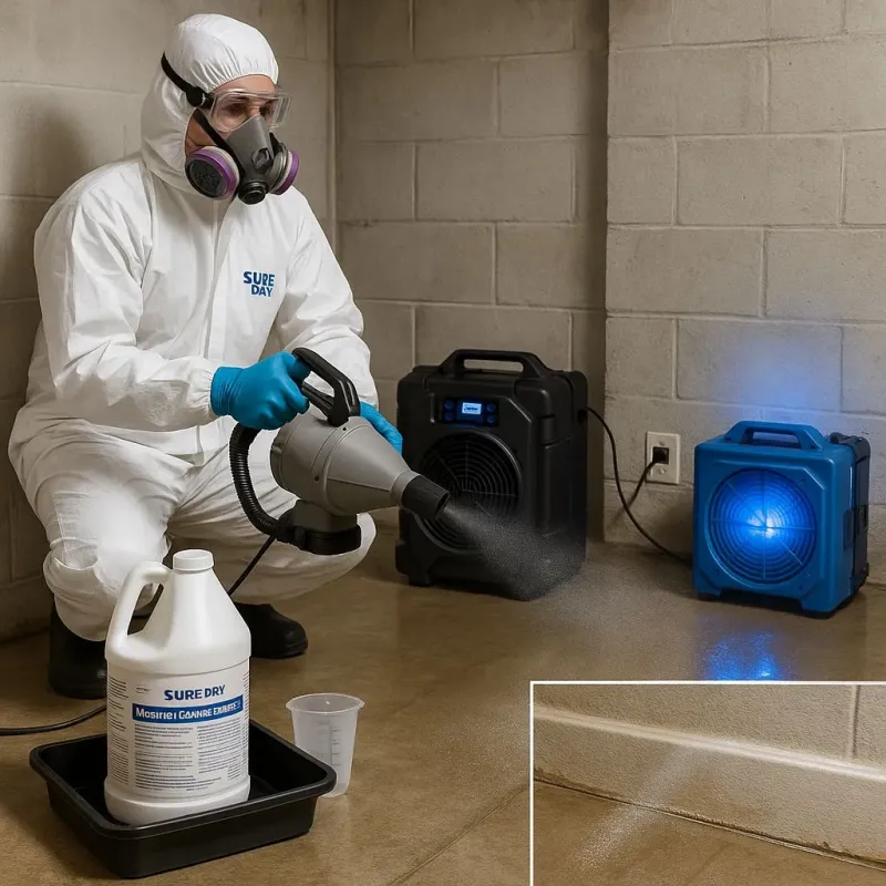 Sanitization and Odor Removal process in Howe, TX