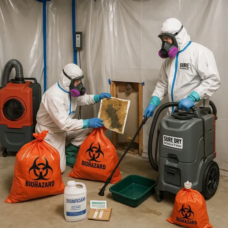 Contaminated Water Handling Protocols process in Howe, TX