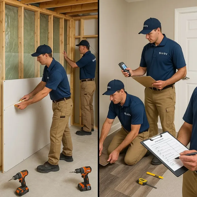Repairs and Reconstruction process in Howe, TX