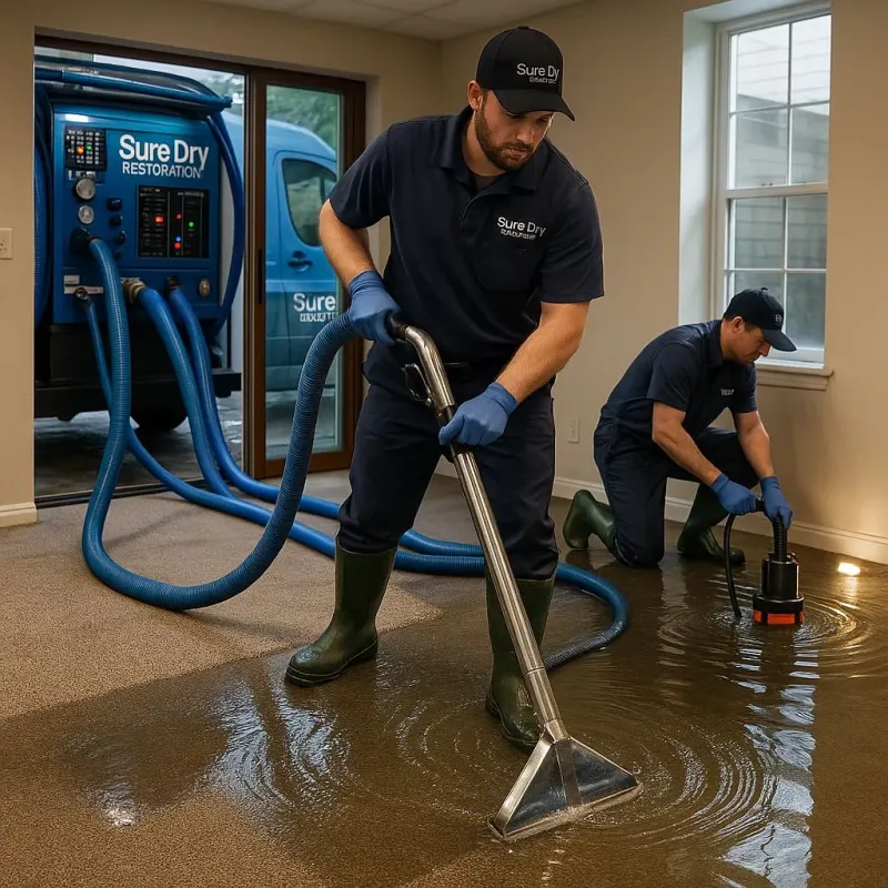 Water Extraction and Removal process in Howe, TX
